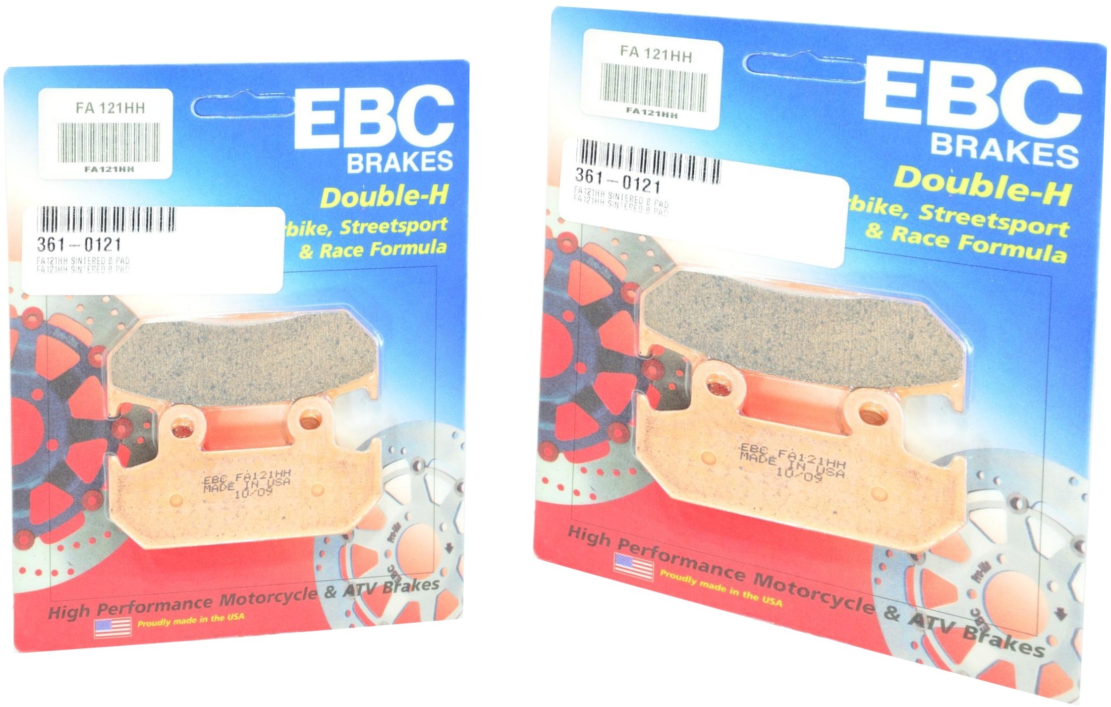 Sintered Double-H Brake Pads Front Set - Click Image to Close