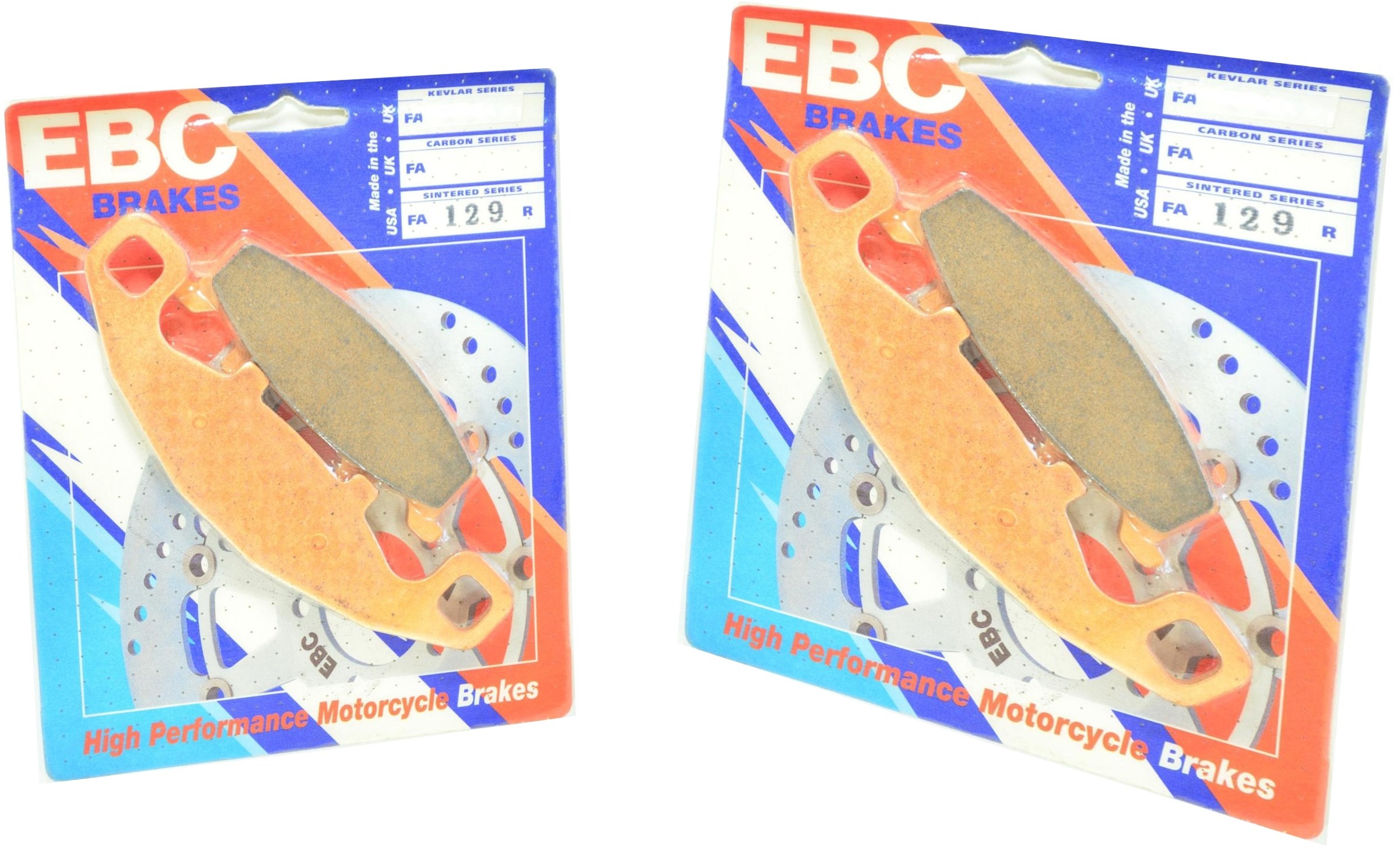 Sintered Double-H Brake Pads Front Set - Click Image to Close