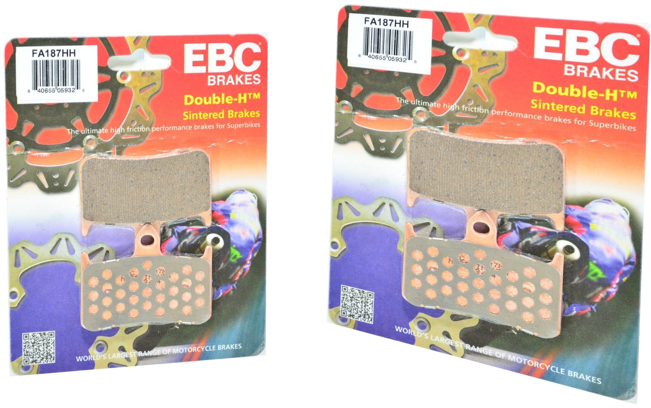 Sintered Double-H Brake Pads Front Set - Click Image to Close