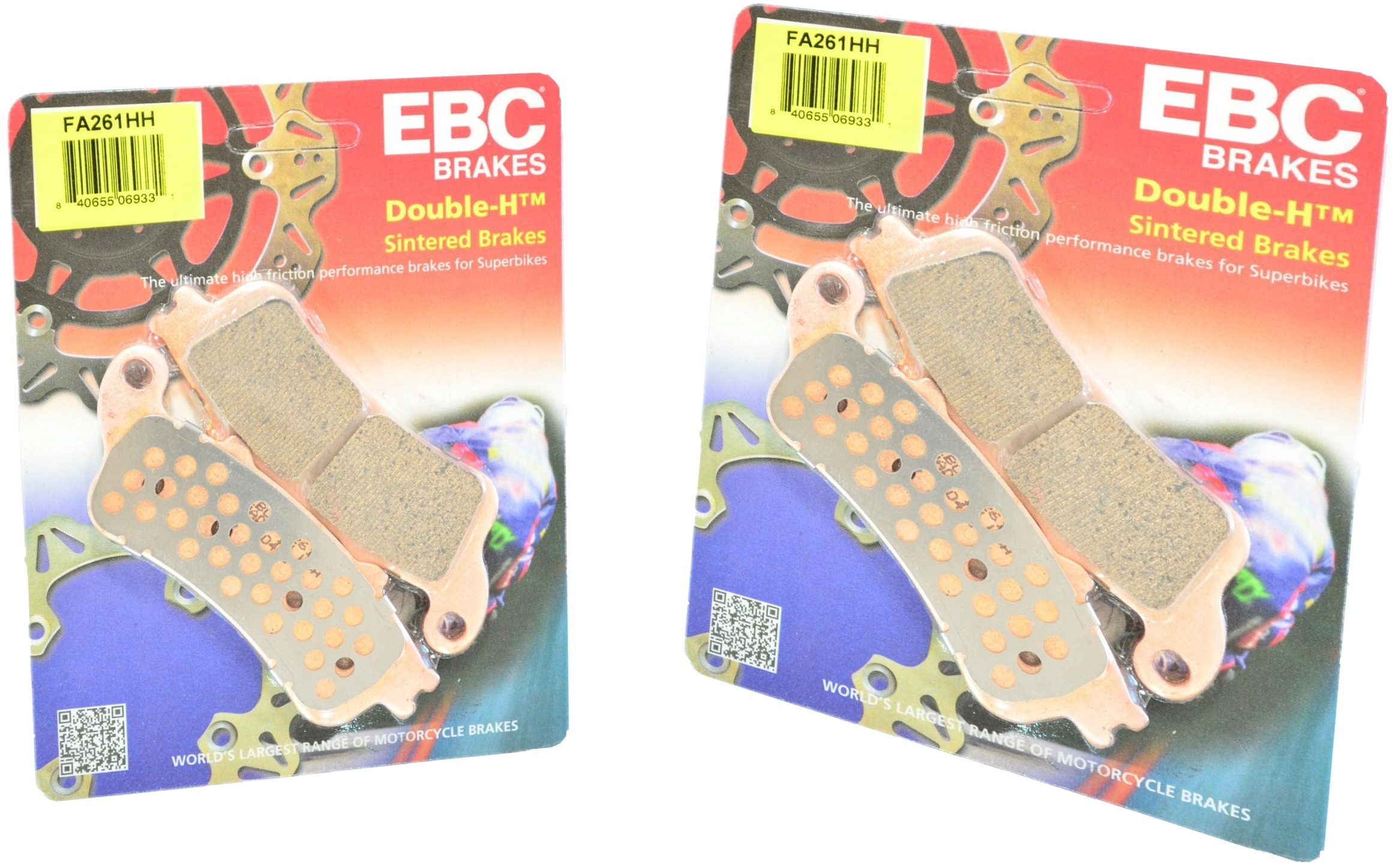 Sintered Double-H Brake Pads Front Set - Click Image to Close