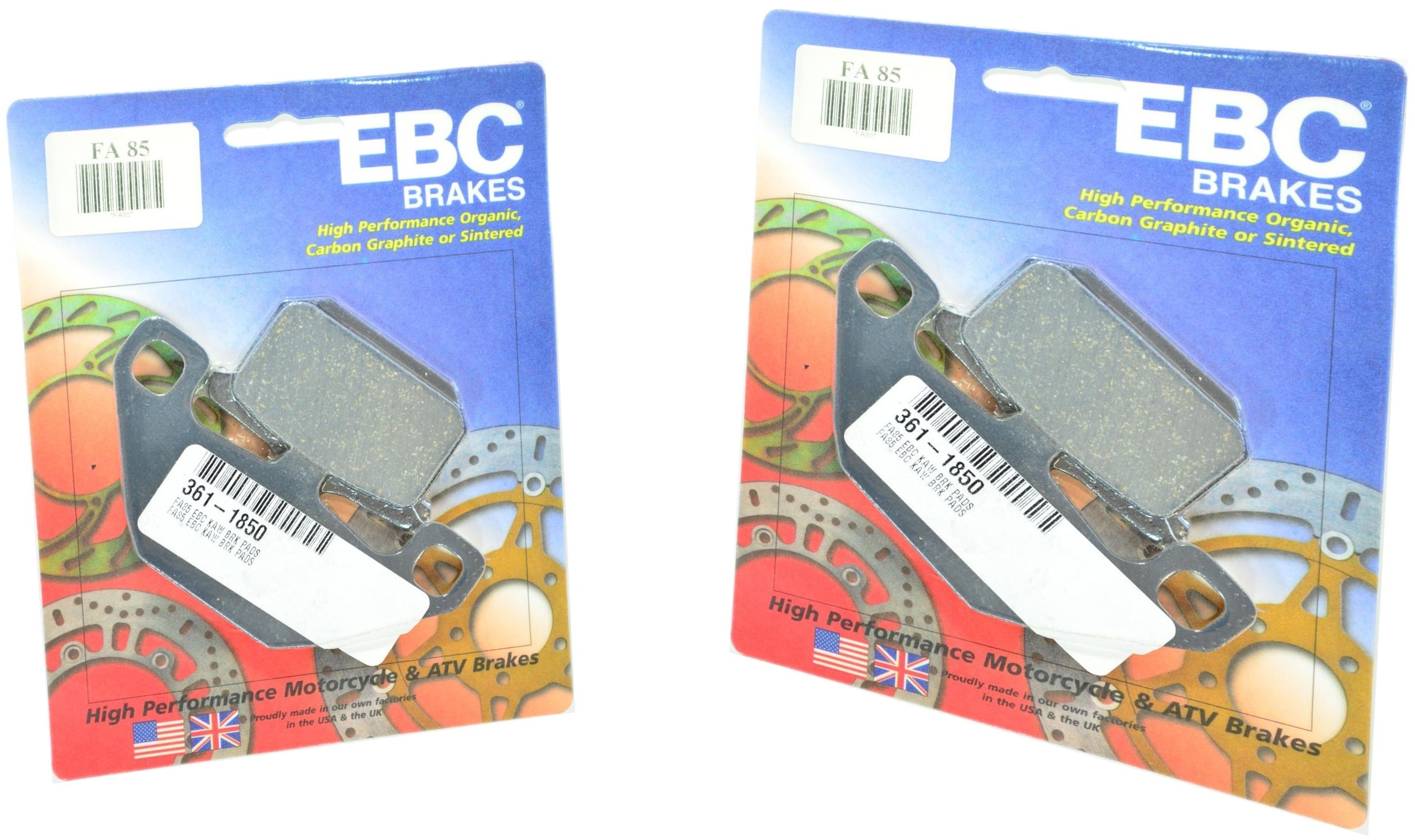 Standard Organic Brake Pads Front Set - Click Image to Close