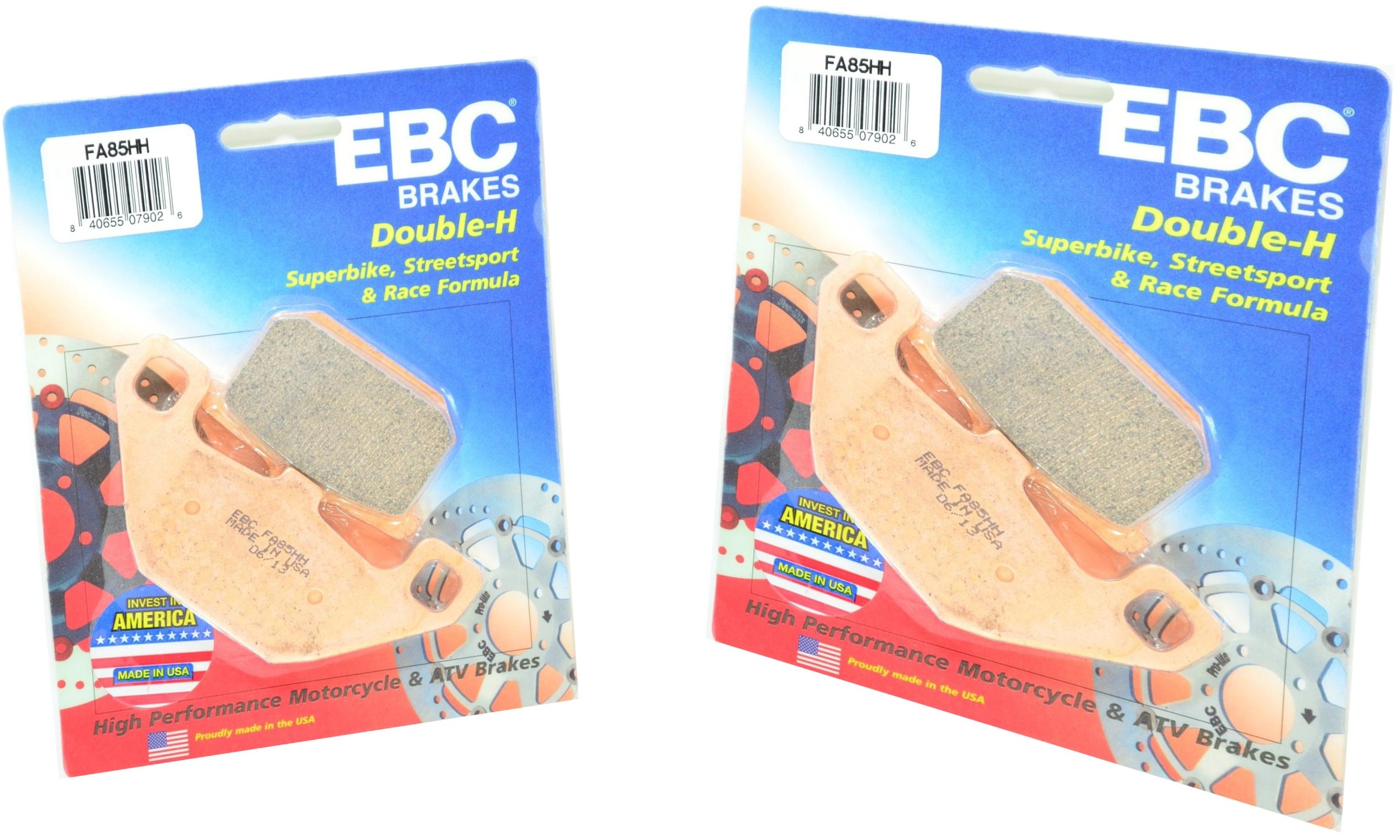 Sintered Double-H Brake Pads Front Set - Click Image to Close