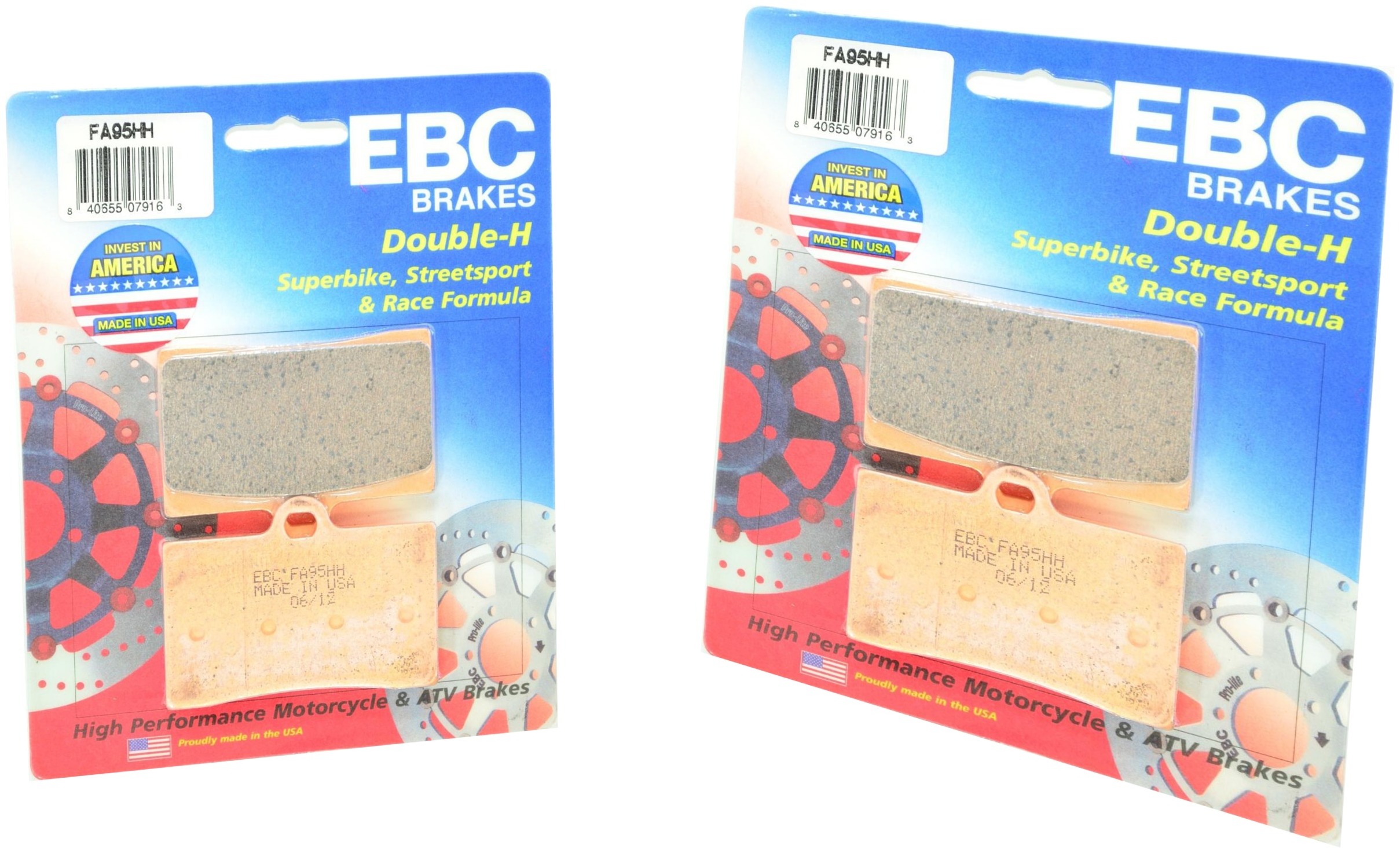 Sintered Double-H Brake Pads Front Set - Click Image to Close