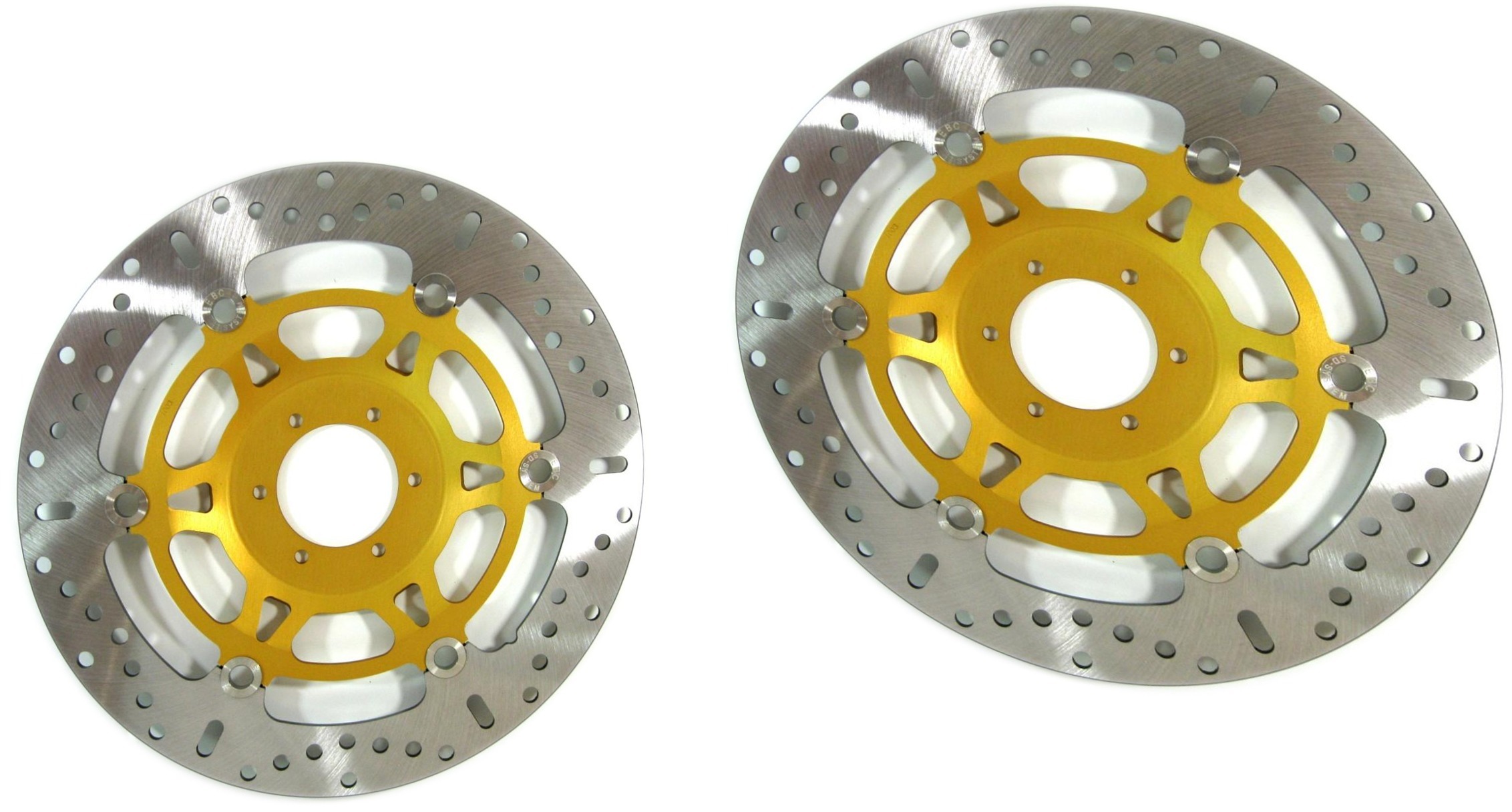 Floating Brake Rotor Front Set - Click Image to Close