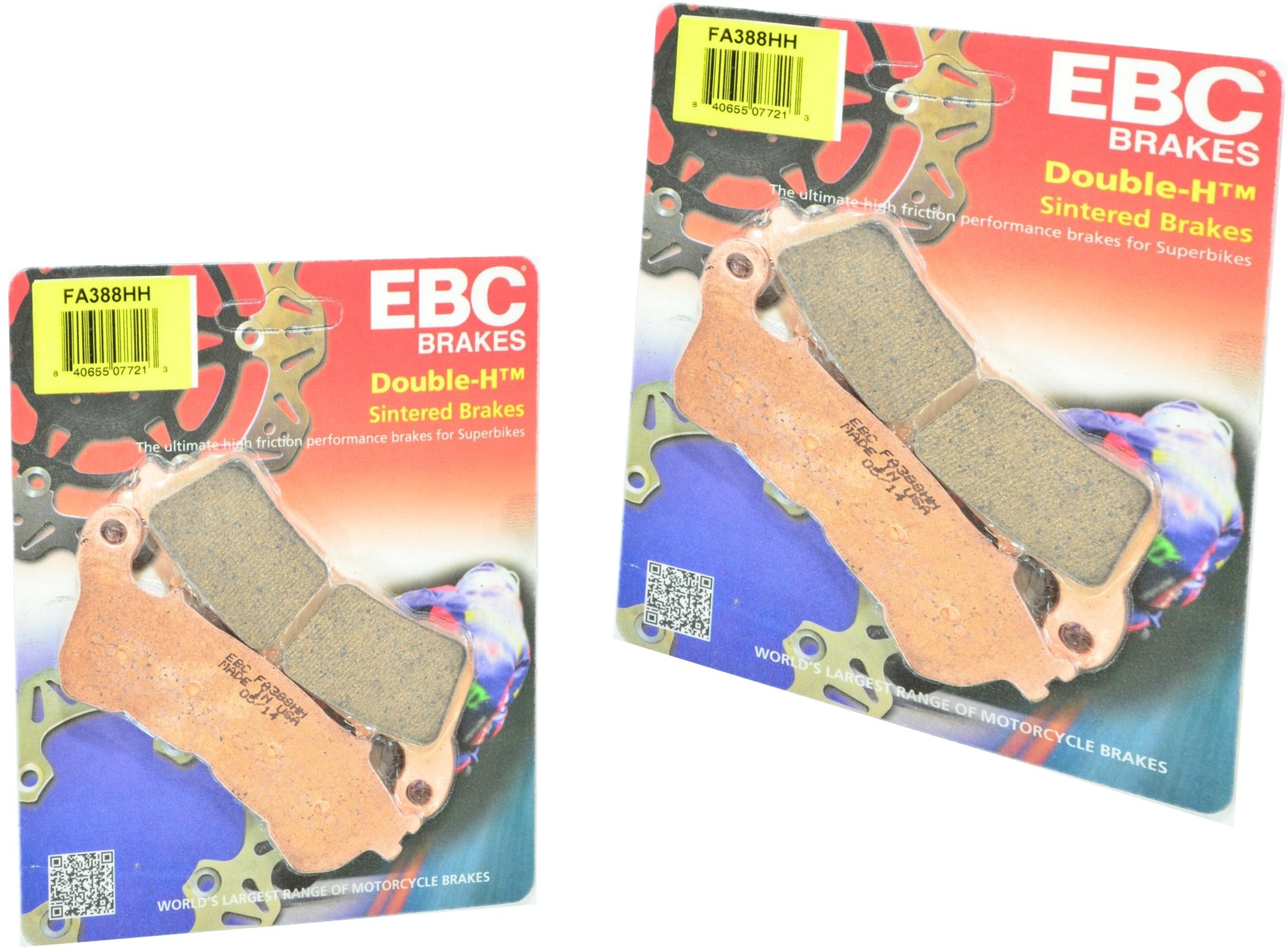 Sintered Double-H Brake Pads Front Set - Click Image to Close