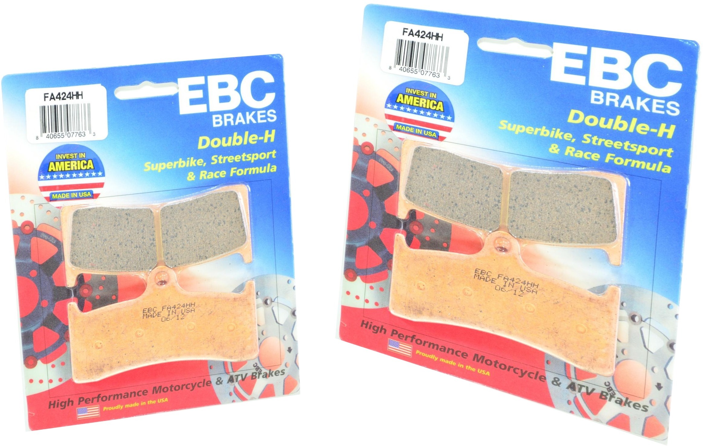 Sintered Double-H Brake Pads Front Set - Click Image to Close