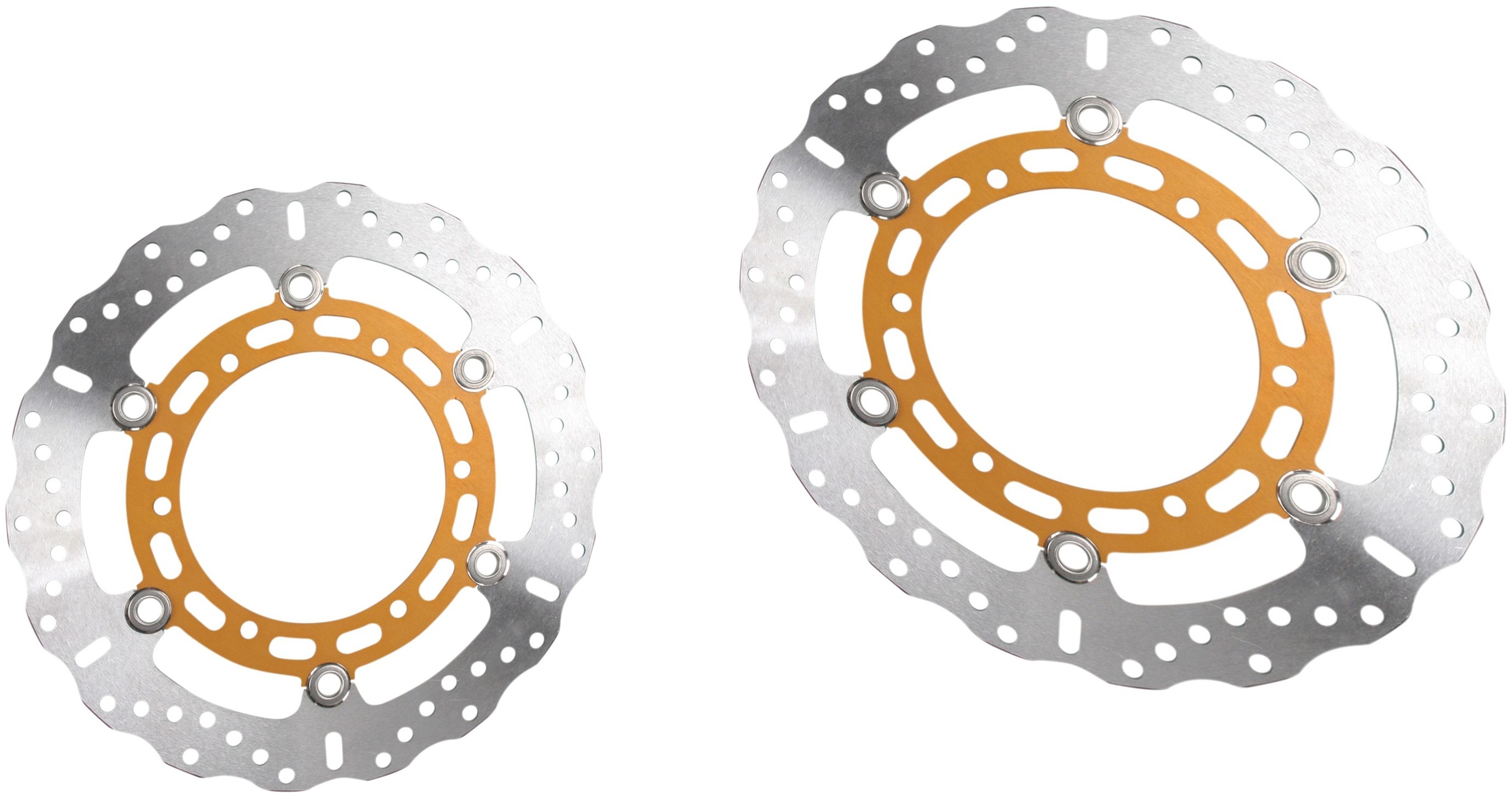 Floating Contour Brake Rotor Front Set - Yamaha - Click Image to Close