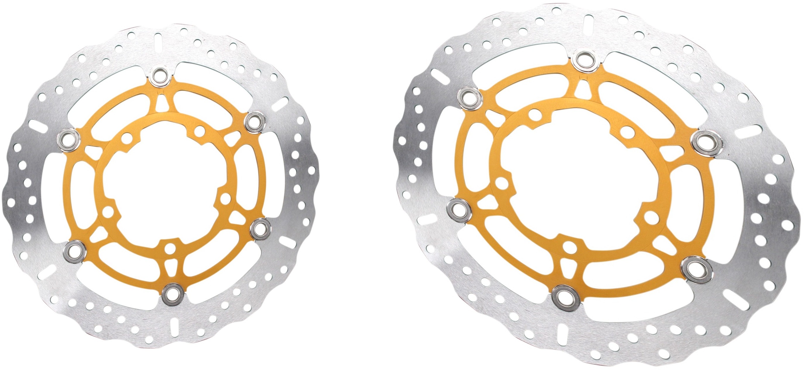 Floating Contour Brake Rotor Front Set - Click Image to Close