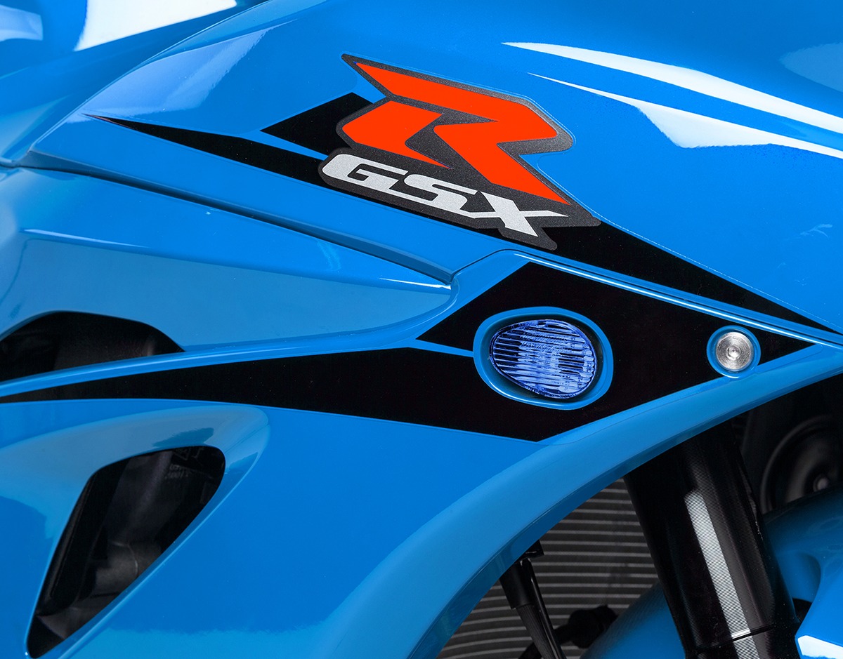 Flushmount Turn Signals - Blue Flush Mnt T/S Gsxr1000 - Click Image to Close