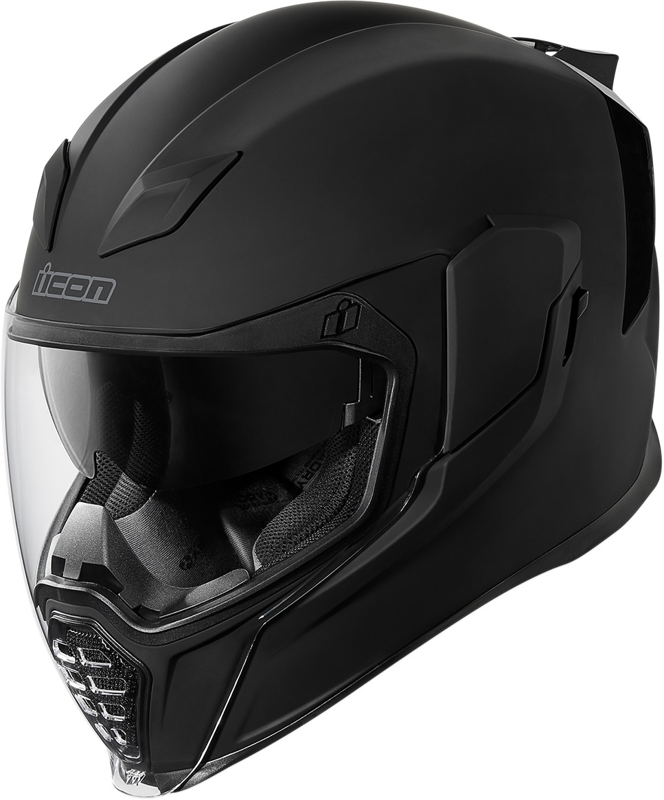 Airflite Full Face Helmet - Rubatone Black Medium - Click Image to Close