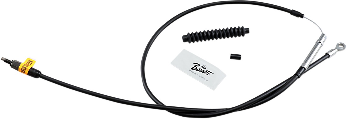 Black Vinyl Clutch Cables - Clutch Cable Blk +6 - Click Image to Close