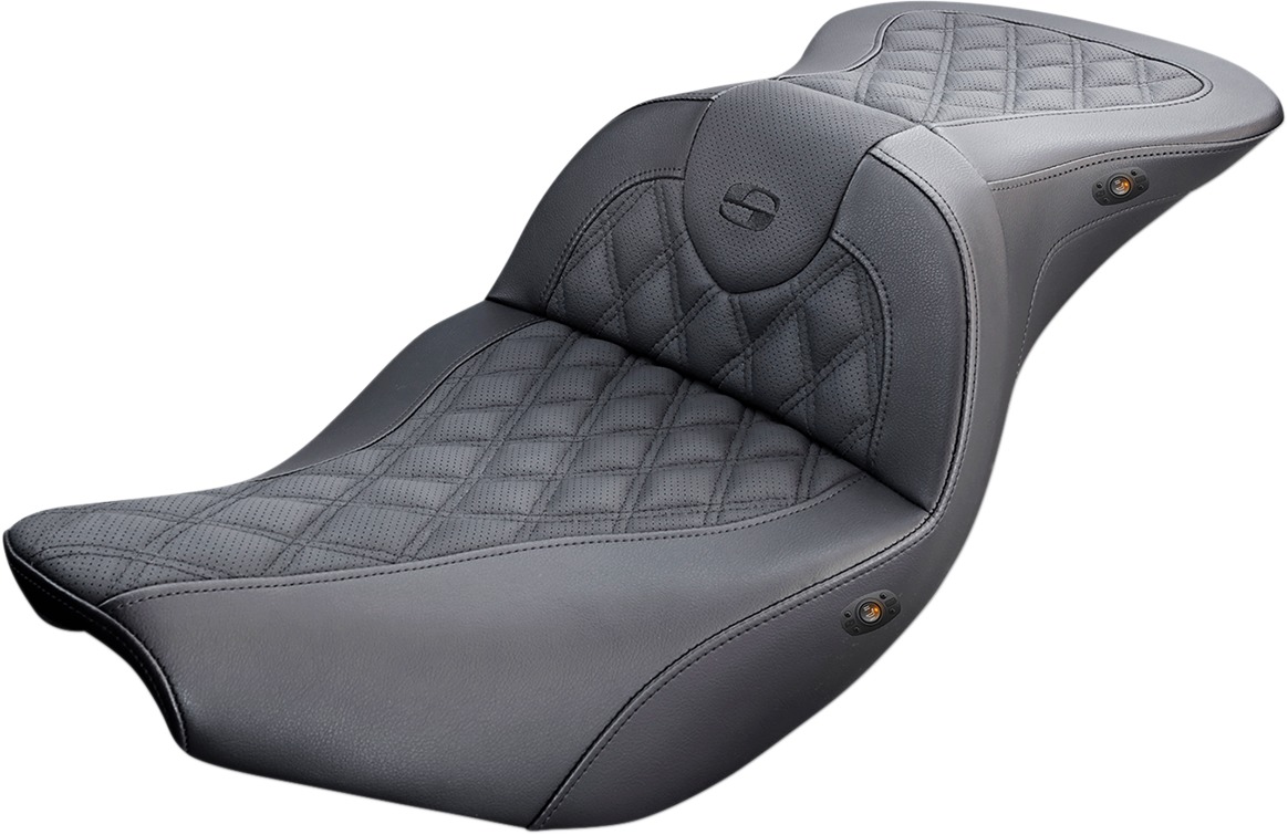 Heated Road Sofa 2-Up Seat - Black - Click Image to Close