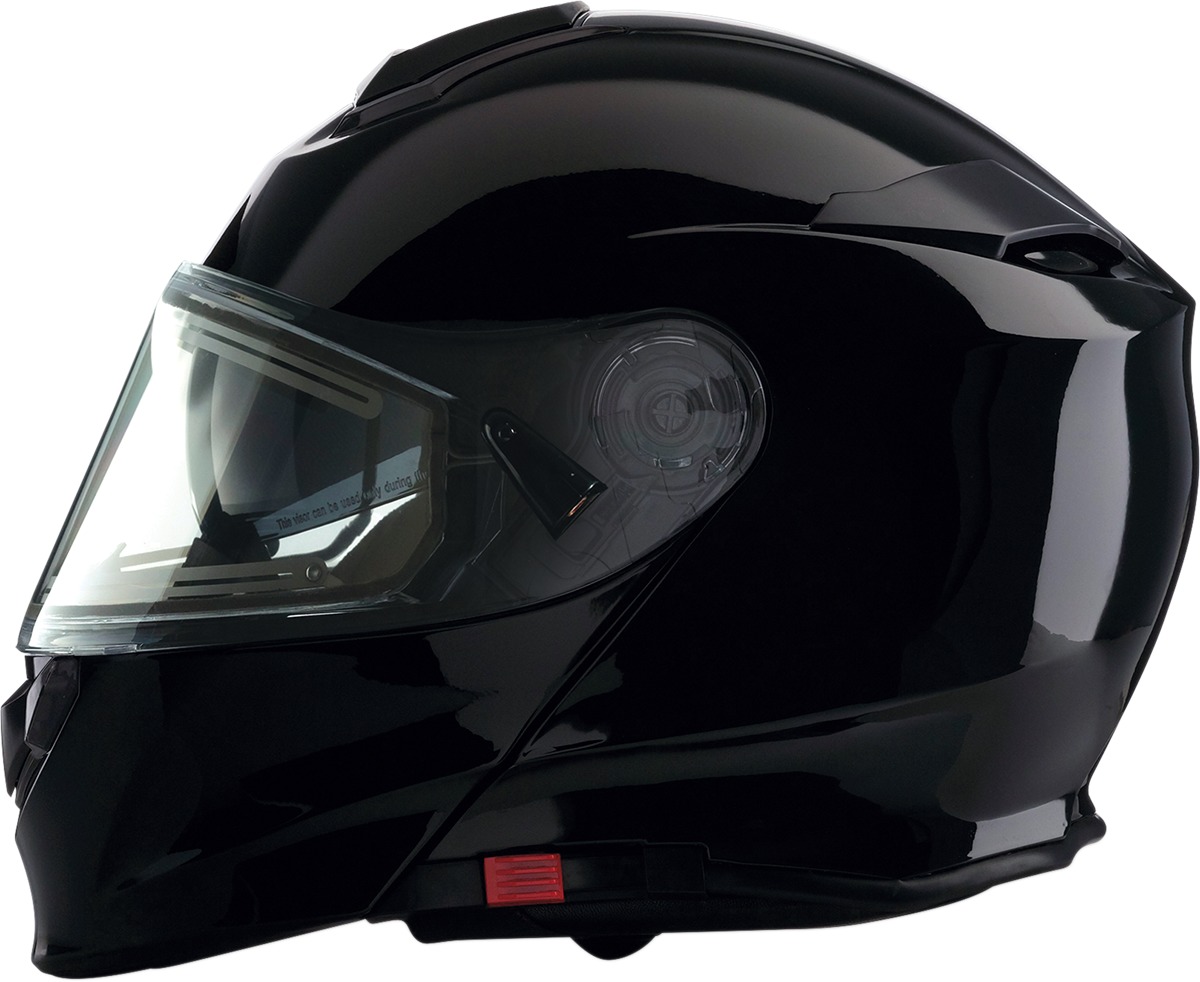 Solaris Modular Snow Helmet Gloss Black Small - Click Image to Close