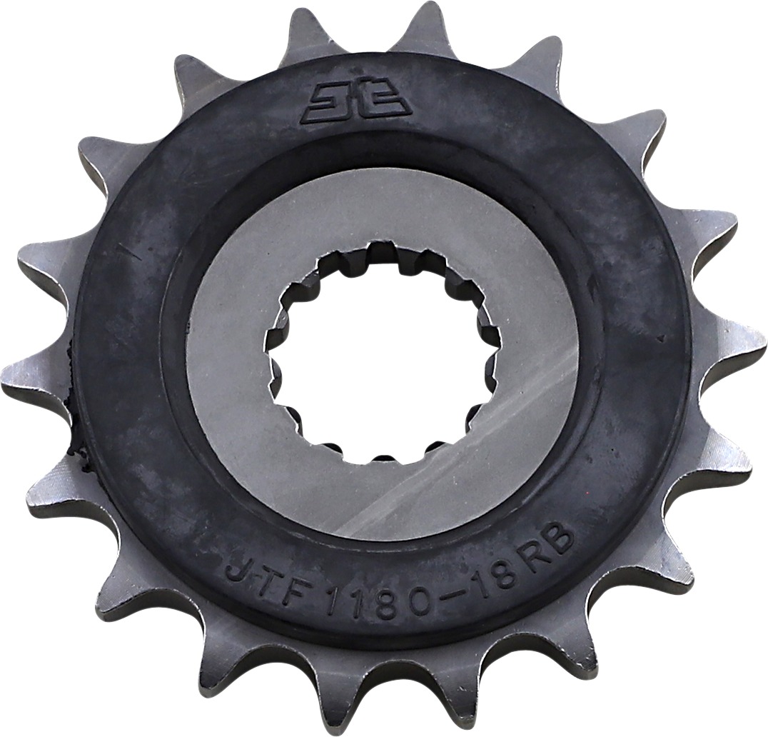 Front Steel Countershaft Sprocket w/ Rubber Damper - 18 Tooth 530 - Click Image to Close