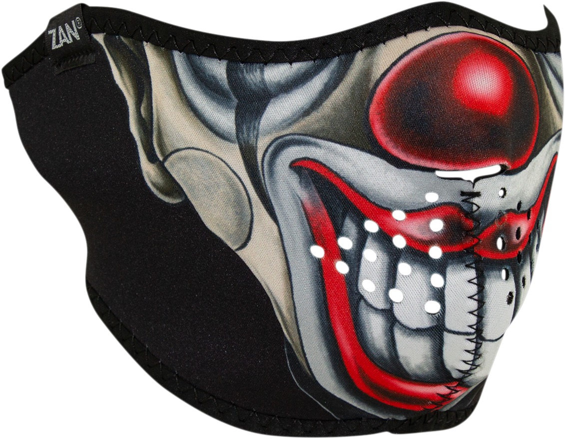 Half-Face Neoprene Mask - Neo Half Mask Chicano Clown - Click Image to Close