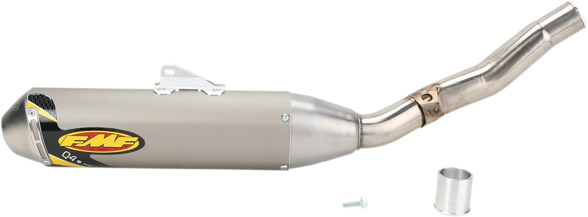 Q4 Slip On Exhaust w/ S/A - For 06-09 YZ250/450F + 07-11 WR250/450F - Click Image to Close