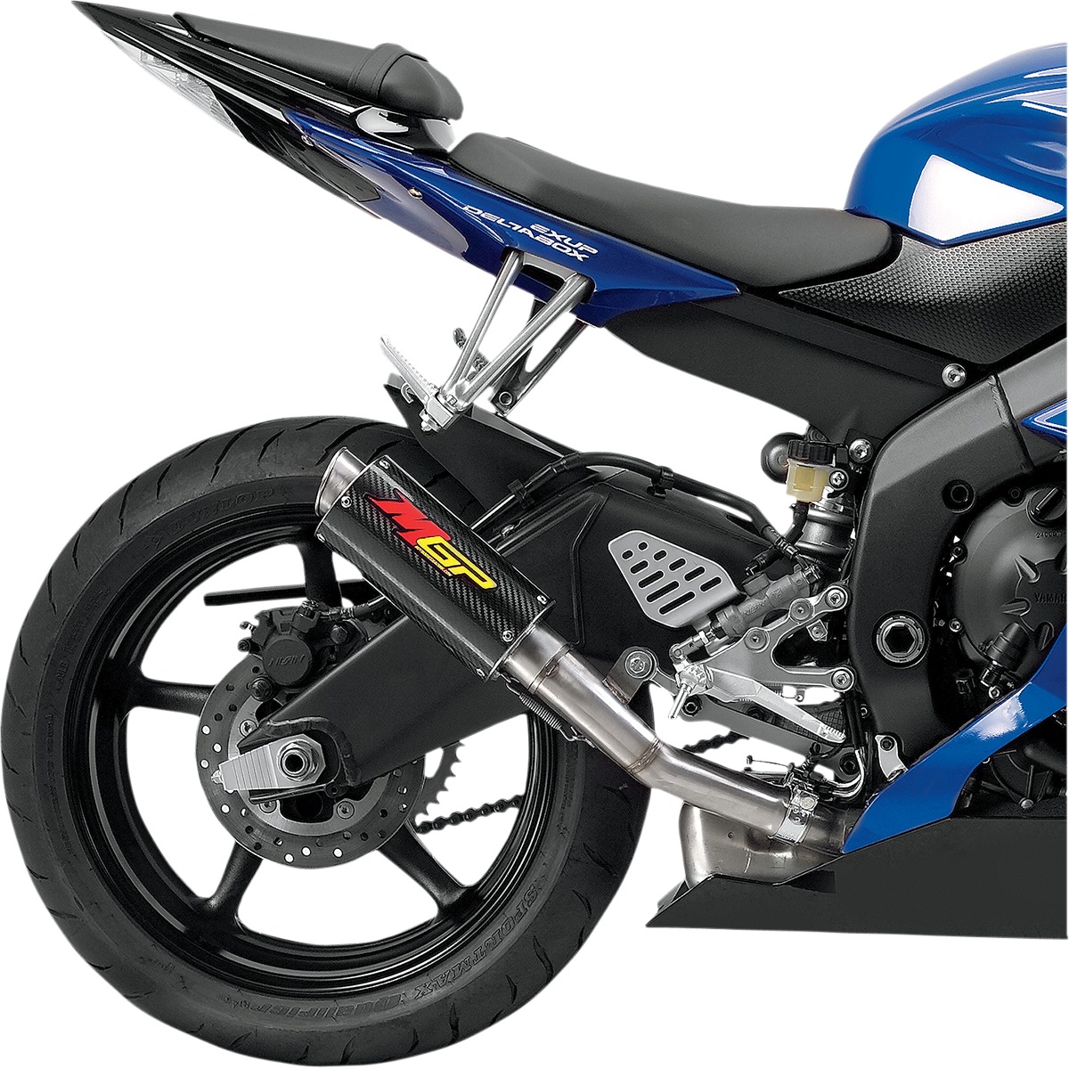 Carbon Fiber MGP Growler Slip On Exhaust - For 06-20 Yamaha R6 - Click Image to Close