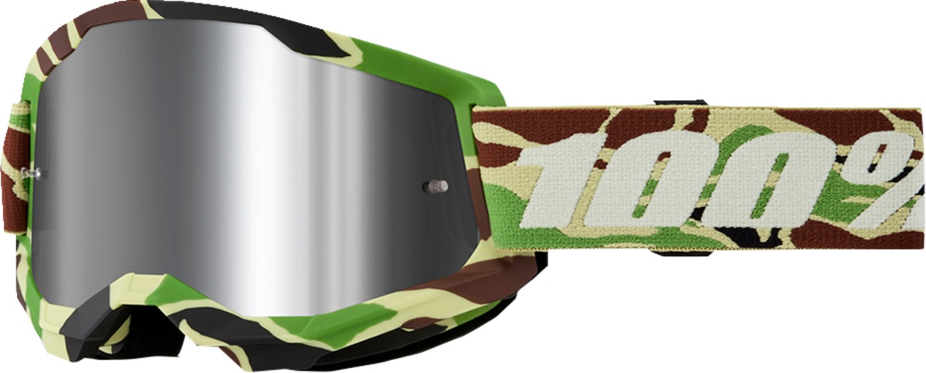 Strata 2 War Camo Goggles - Silver Mirror Lens - Click Image to Close