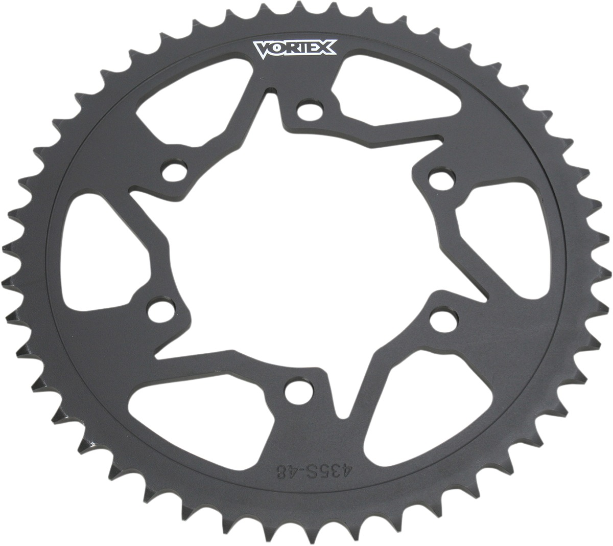 Steel Rear Sprocket 48T Black 520 - Click Image to Close