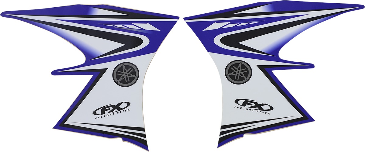 Factory Look Tank / Shroud Graphics - 2008 Style - For 02-14 Yamaha YZ125 YZ250 - Click Image to Close