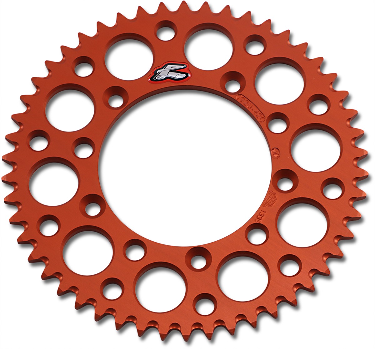 420 50T Rear Sprocket Orange - For 03-20 KTM 65 SX - Click Image to Close