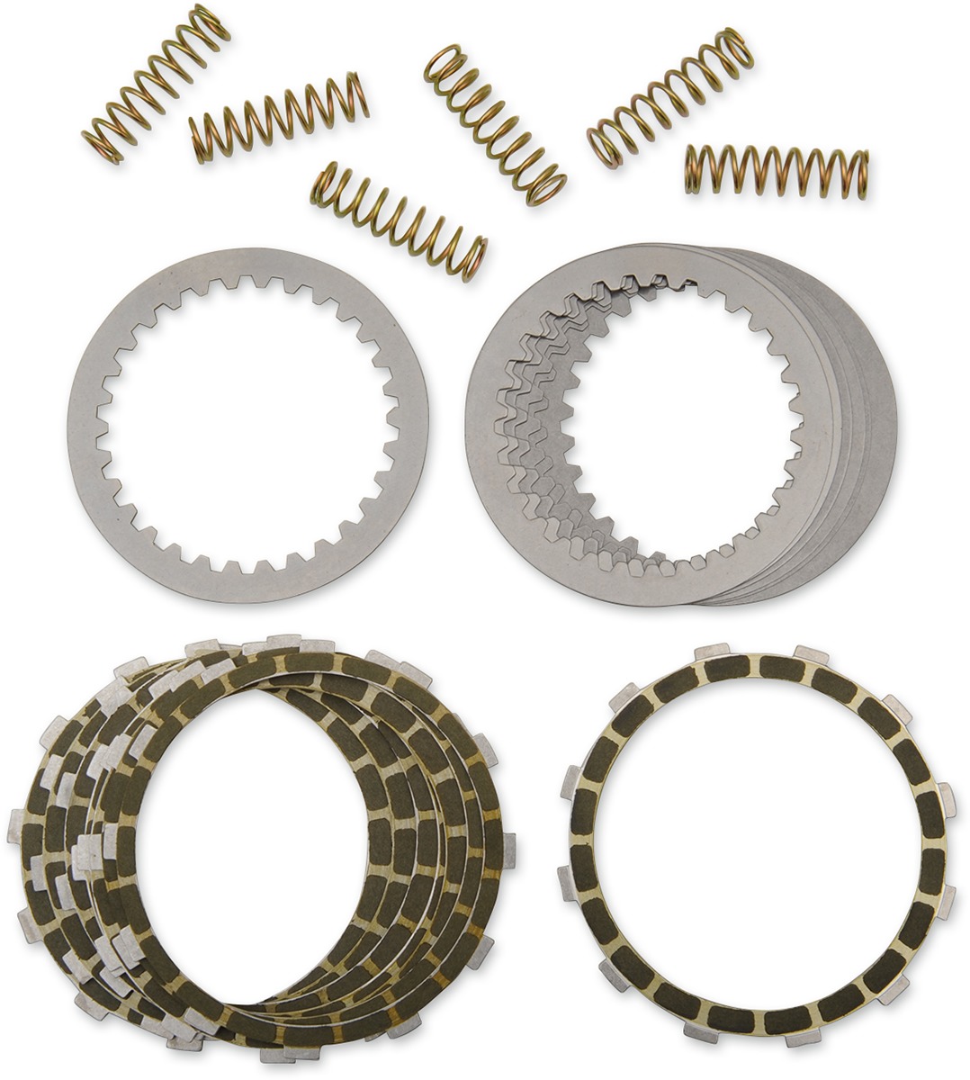 Extra Plate Complete Clutch Kit - Aramid Frictions - For 00-01 Honda RC51 - Click Image to Close