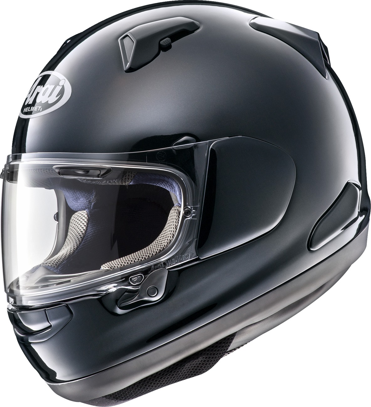 Arai Quantum-X Helmet - Small, Pearl Black - Full Face Helmet, Vented, Unisex, Small - Click Image to Close