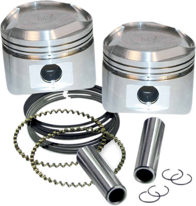 Forged Piston Sets - 80" Piston Set +020 S&S - Click Image to Close