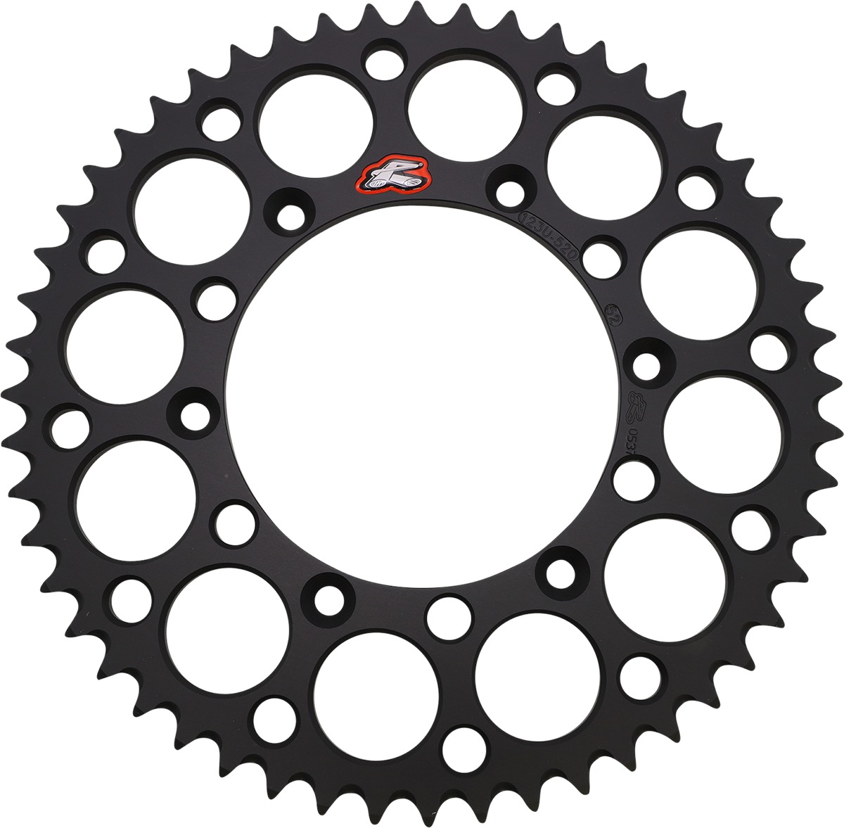 Grooved Rear Sprocket - Black 52 Teeth 520 - Click Image to Close