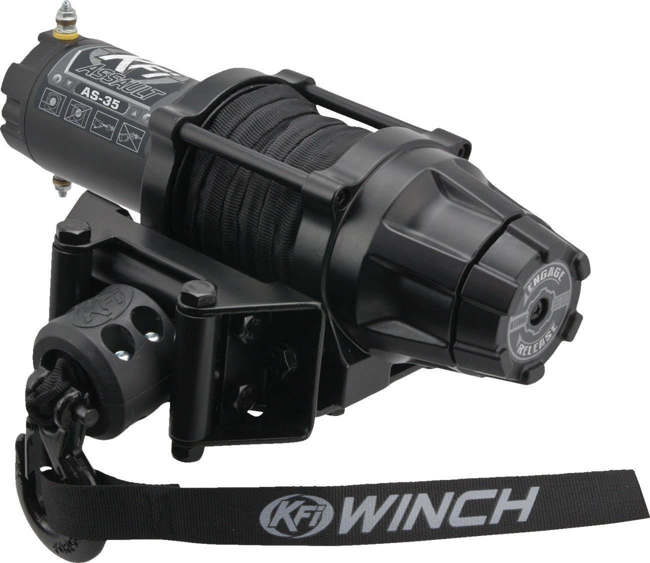 Assault Series Winch 3500 lbs. - Synthetic Cable - Click Image to Close