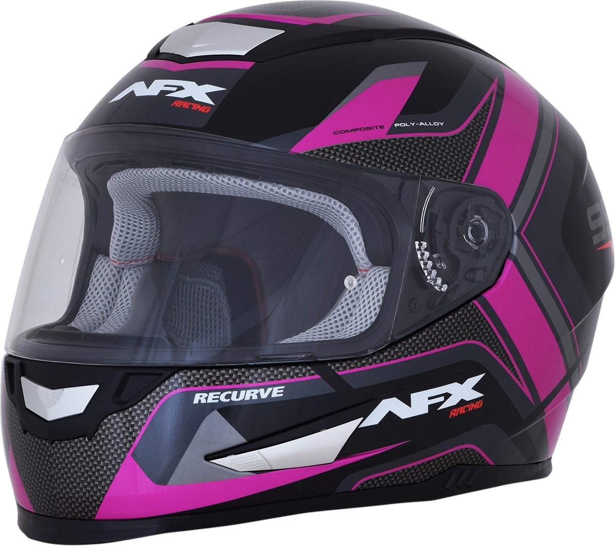 FX-99 Full Face Street Helmet Pink Small - Click Image to Close