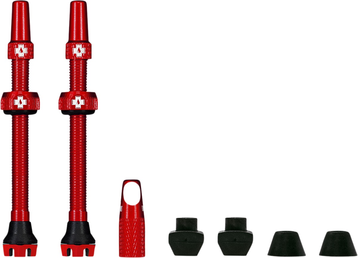 Tubeless Valve - Tubeless Valves/44mm/Red V2 - Click Image to Close