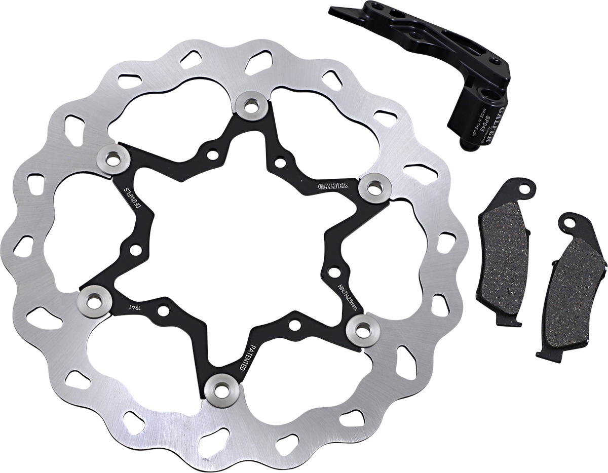 Oversize Wave Floating Brake Rotor Kit - Oversize Rotor Kit - Click Image to Close