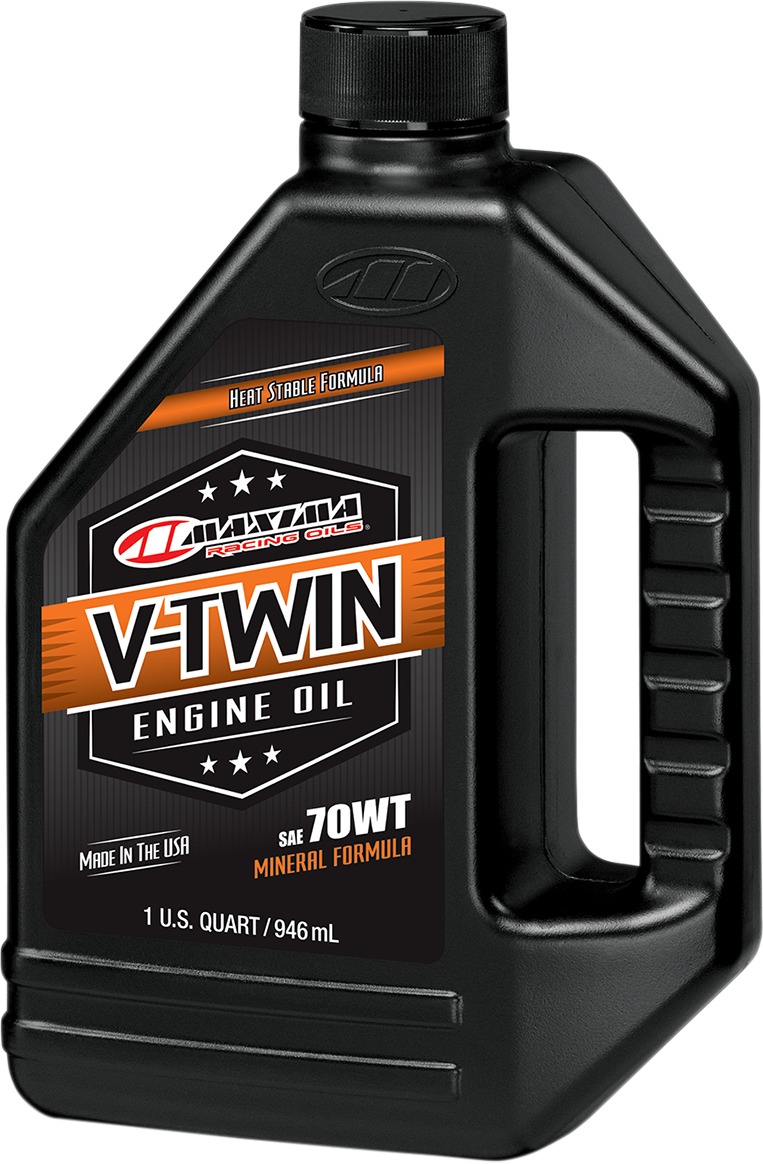 V-Twin Mineral Engine Oil for Pre-Evolution Engines - V-Twin Mineral 70Wt Qt - Click Image to Close