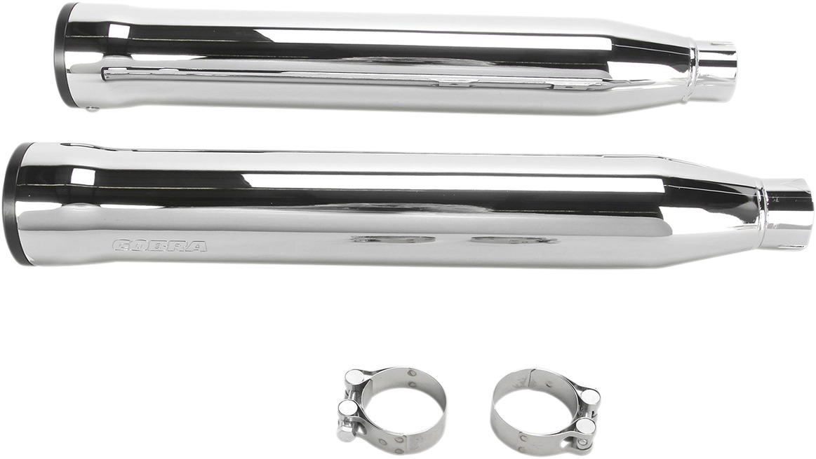 3" RPT Chrome Slip On Dual Exhaust - Harley Softail FLSTN FLSTSB - Click Image to Close