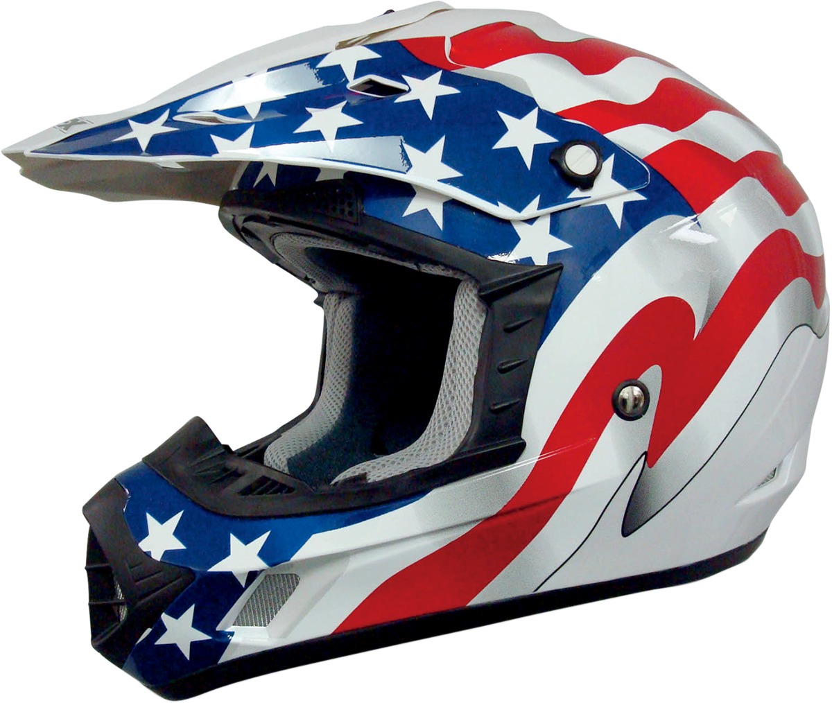 FX-17 Full Face Offroad Helmet Red/White/Blue Small - Click Image to Close