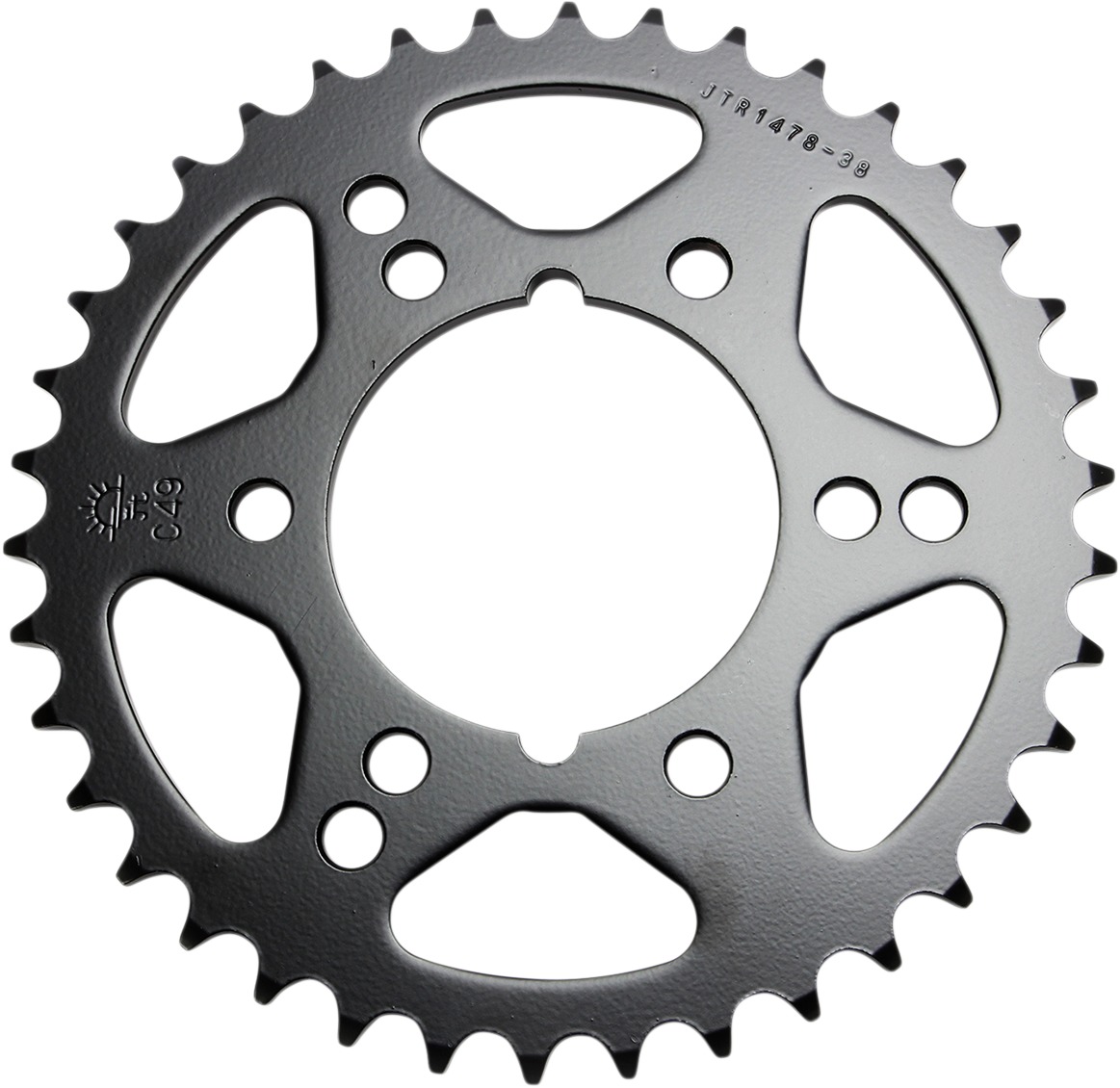 Steel Rear Sprocket - 38 Tooth 520 - For Ninja & Polaris Scrambler Trail - Click Image to Close