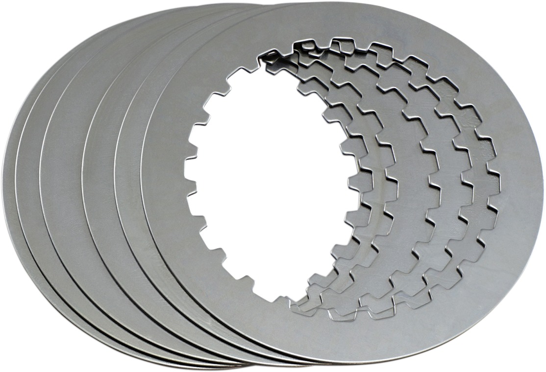 Clutch 96-04 Honda XR400R Clutch Plate Kit - Set of 6 - Steel - Click Image to Close