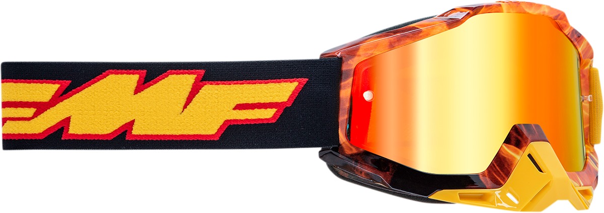 FMF PowerBomb Spark Goggles w/ Red Mirror Lens - Click Image to Close