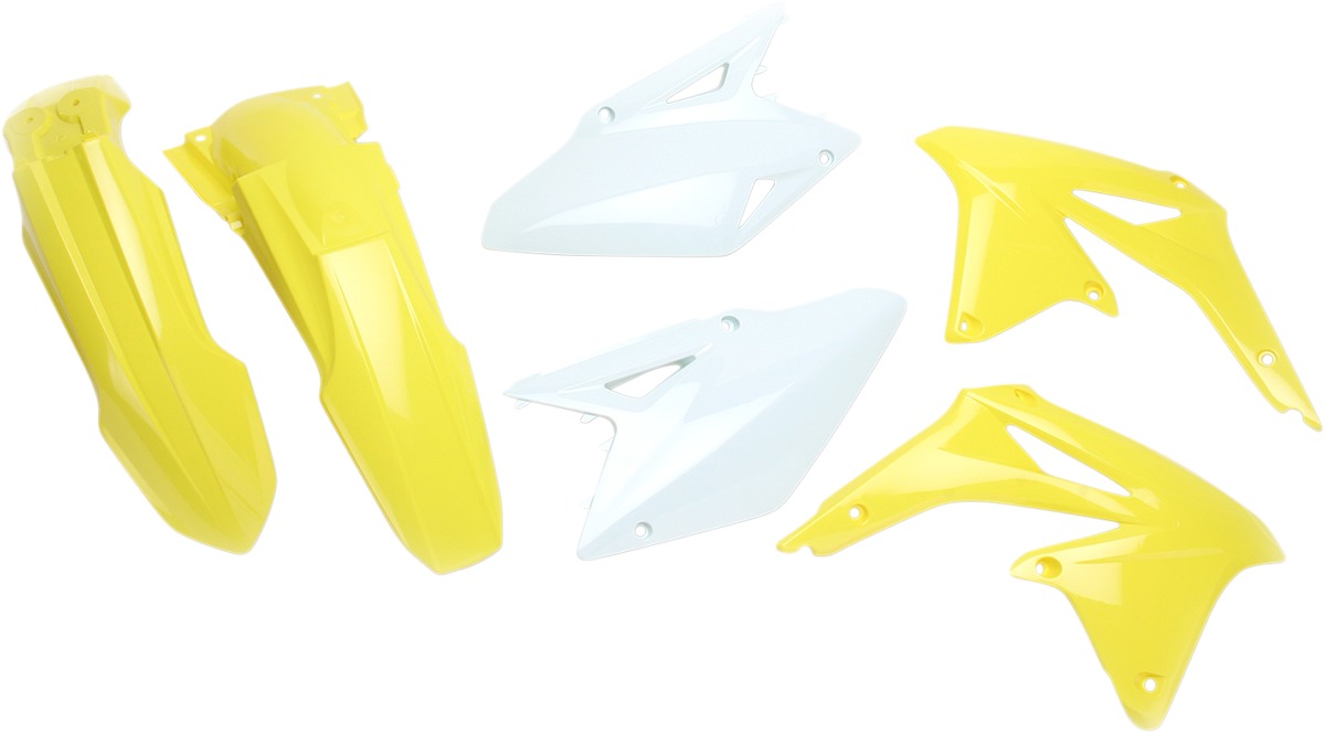 Yellow Plastic Kit - Original 11-12 - For 08-17 Suzuki RMZ450 - Click Image to Close