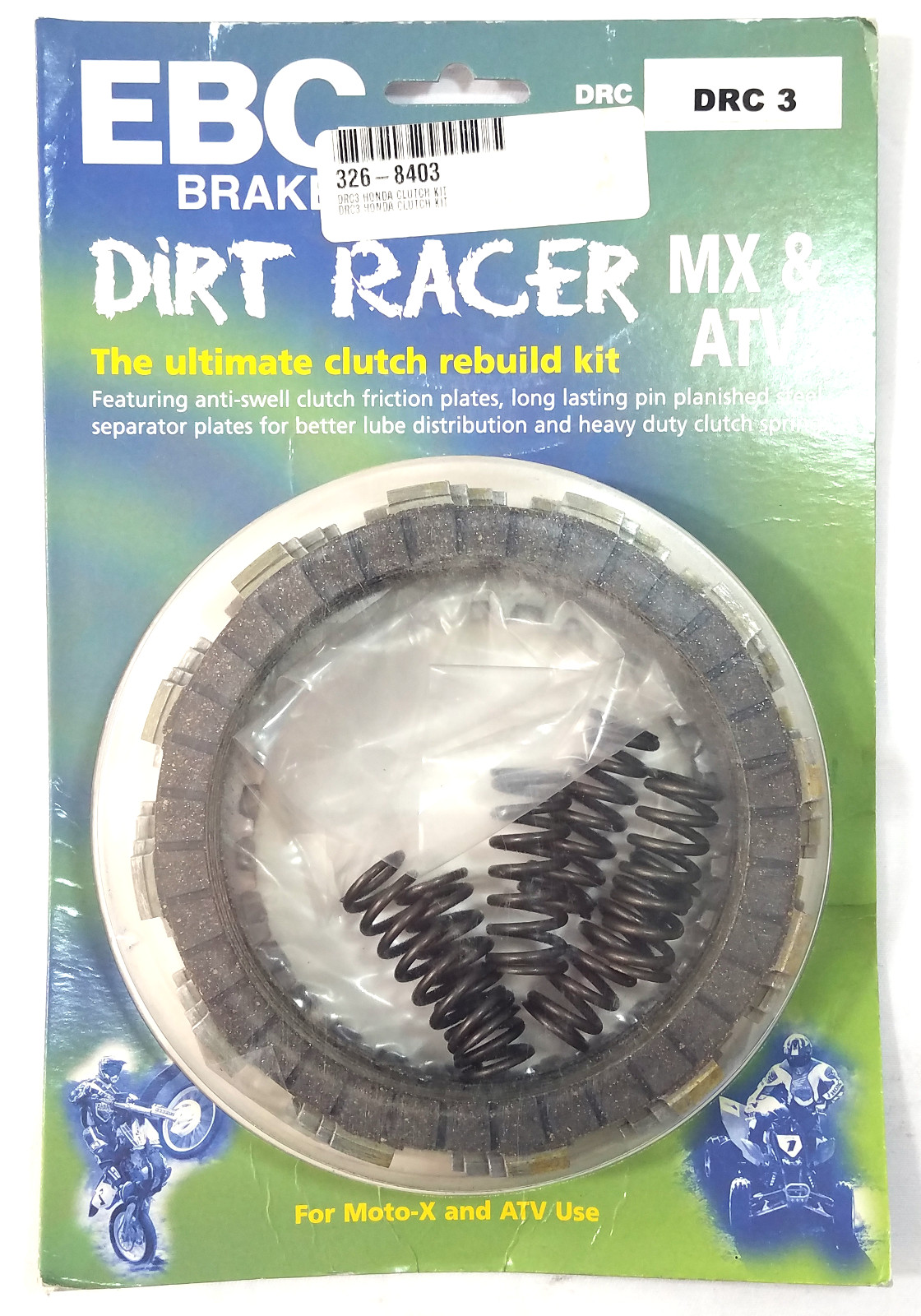 DRC Complete Clutch Kit - Cork Plates, Steels, & Springs - For 83-89 Honda CR250R CR500R - Click Image to Close