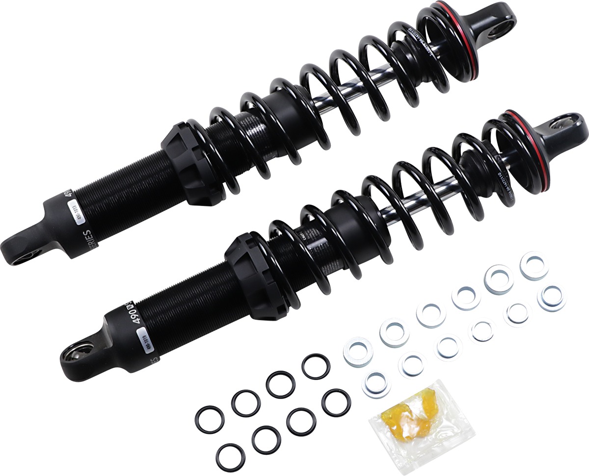 Harley 490 Series Shock 15.0in - Black - Click Image to Close