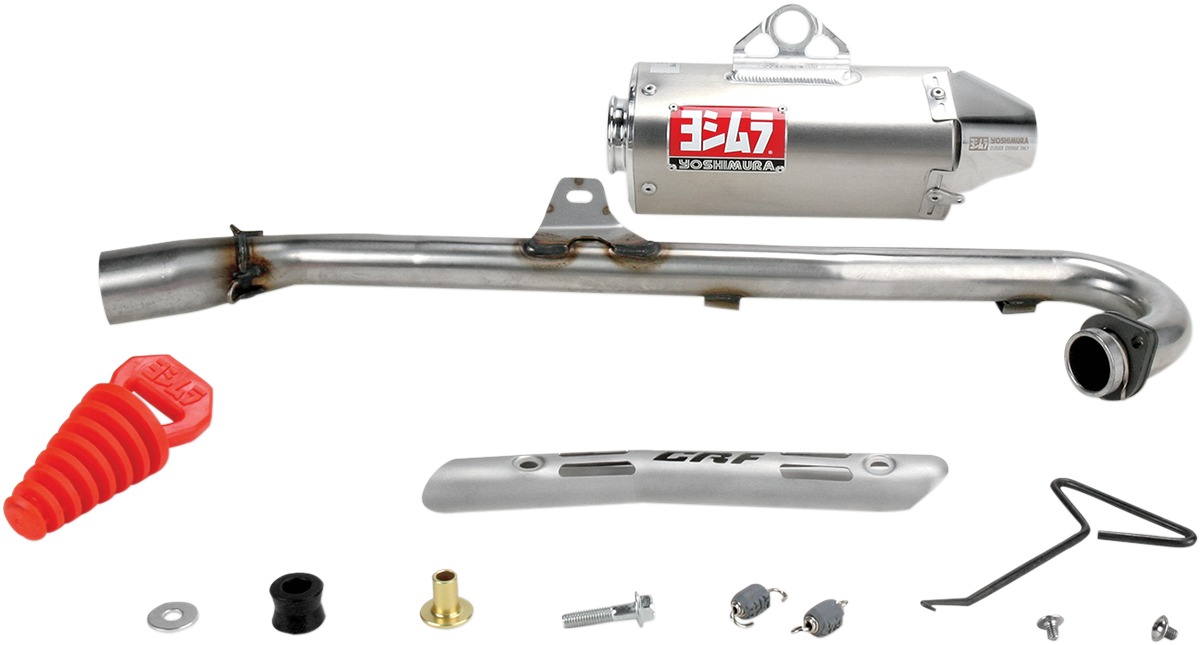 Enduro TRS Aluminum Stainless Steel Full Exhaust - For 04-14 Honda CRF80F CRF100F - Click Image to Close