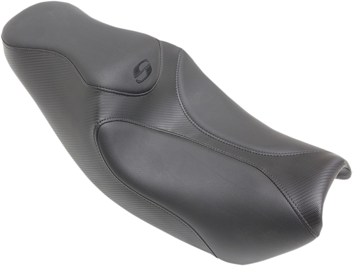 Street Stitched 2-Up Seat - Black - For 15-20 Harley XG500 XG750 Street - Click Image to Close