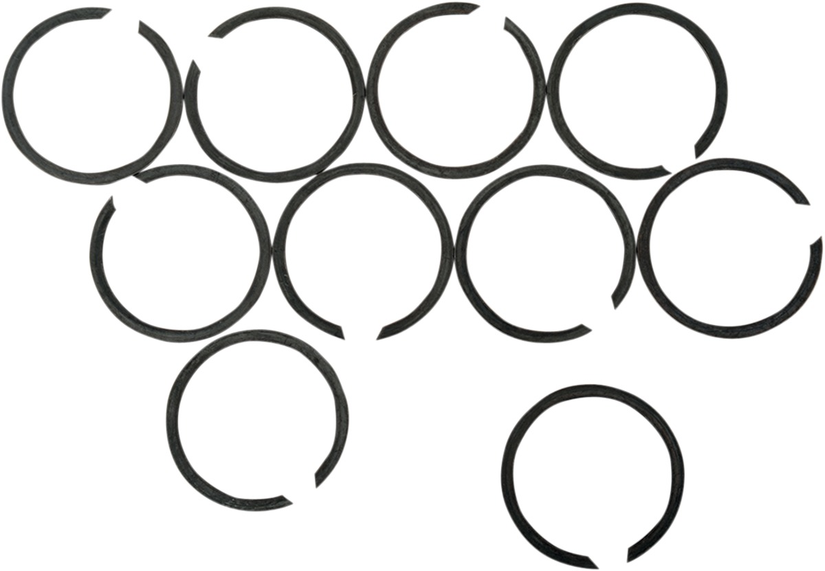 Replacement Exhaust Flange Retaining Rings - 10 Pack - For HD EVO, Twin Cam & 86+ Sportster - Click Image to Close