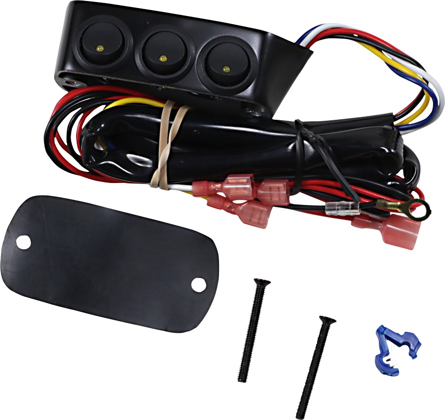 LED Block Assemblies - Blk Led Switch Bx Brake Side - Click Image to Close