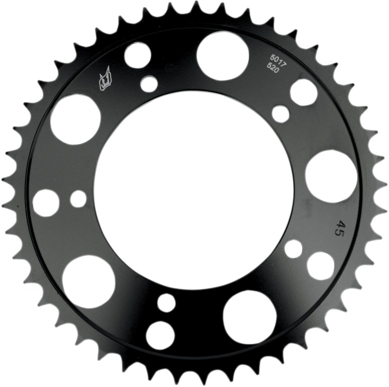 Steel 520 Rear Sprocket 43T - Black - For 00-09 Suzuki GSXR 600/750/1000 - Click Image to Close