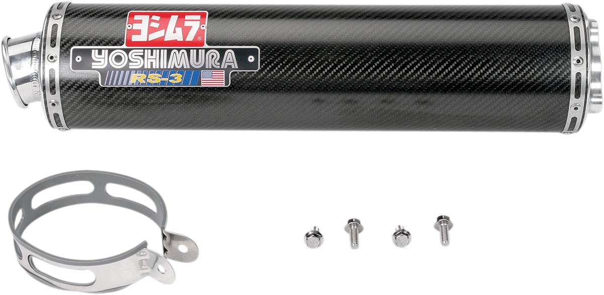 Street RS3 Carbon Fiber Bolt On Exhaust - For 04-05 Suzuki GSXR600/750 - Click Image to Close