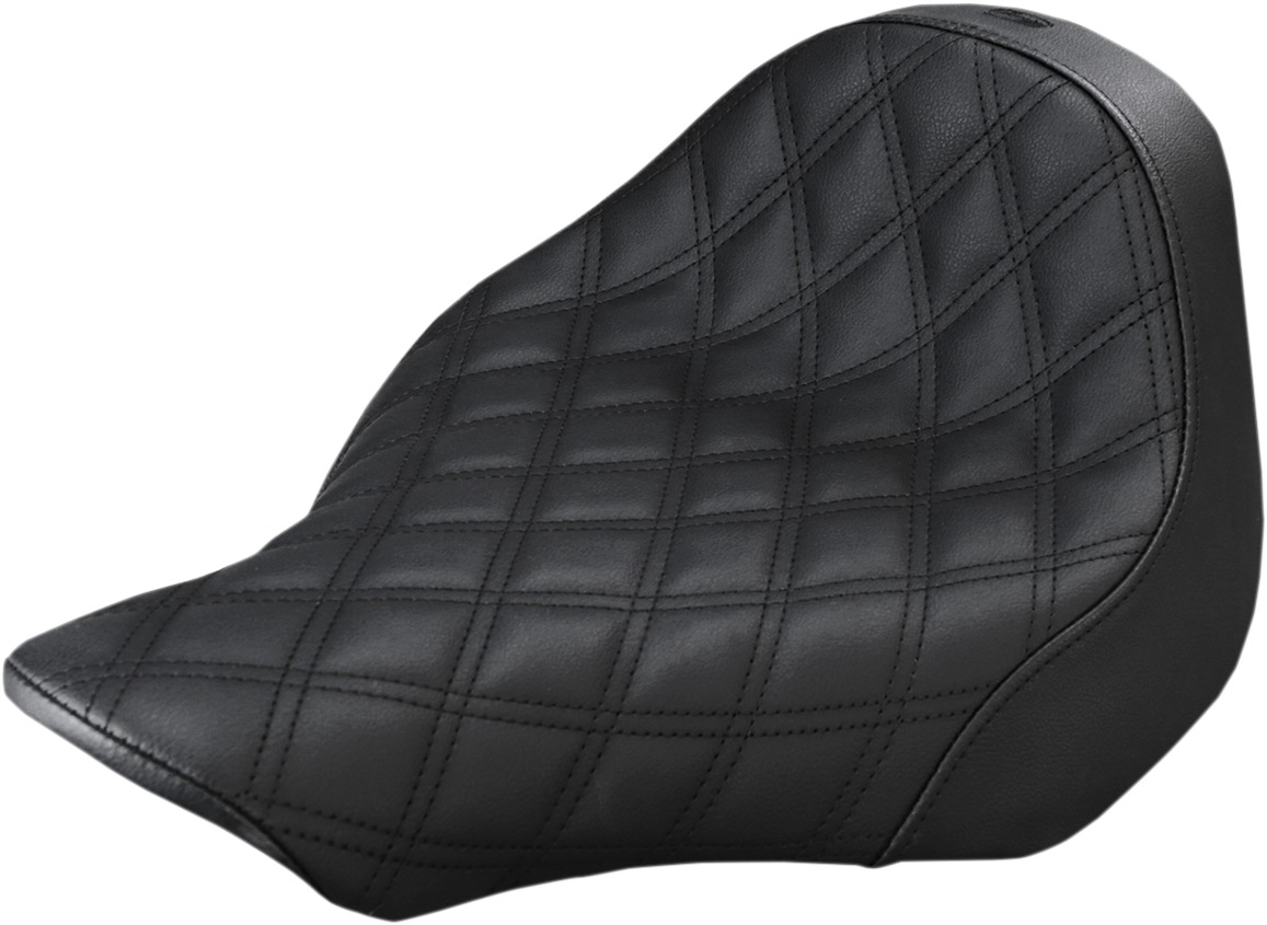 Renegade Lattice Stitched Solo Seat Black Gel - For 13-17 FXSB - Click Image to Close