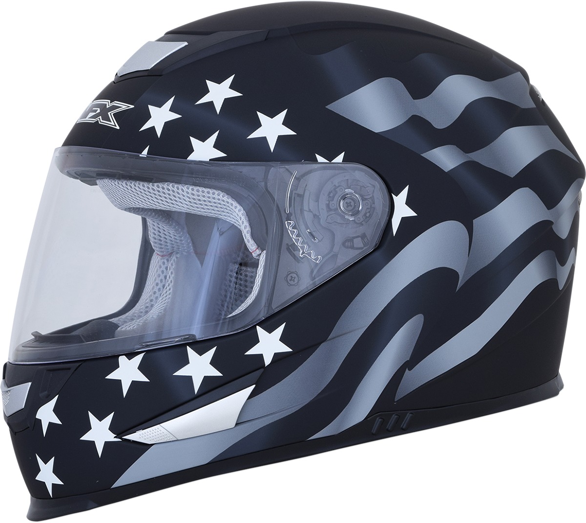 FX-99 Full Face Street Helmet Black Small - Click Image to Close